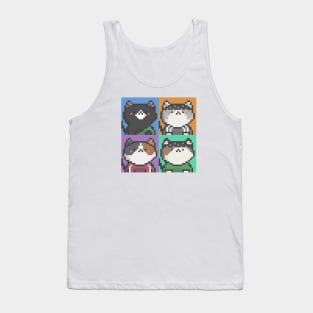 Pixel Cat Tile 037 Tank Top